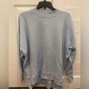 Aerie Light Blue oversized Crewneck